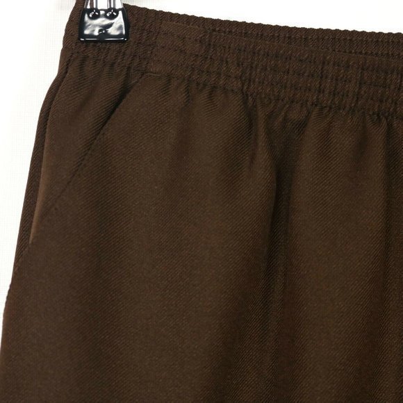 Alfred‎ Dunner Classics Pants Brown Pull On 12 Proportioned Short - Picture 8 of 11